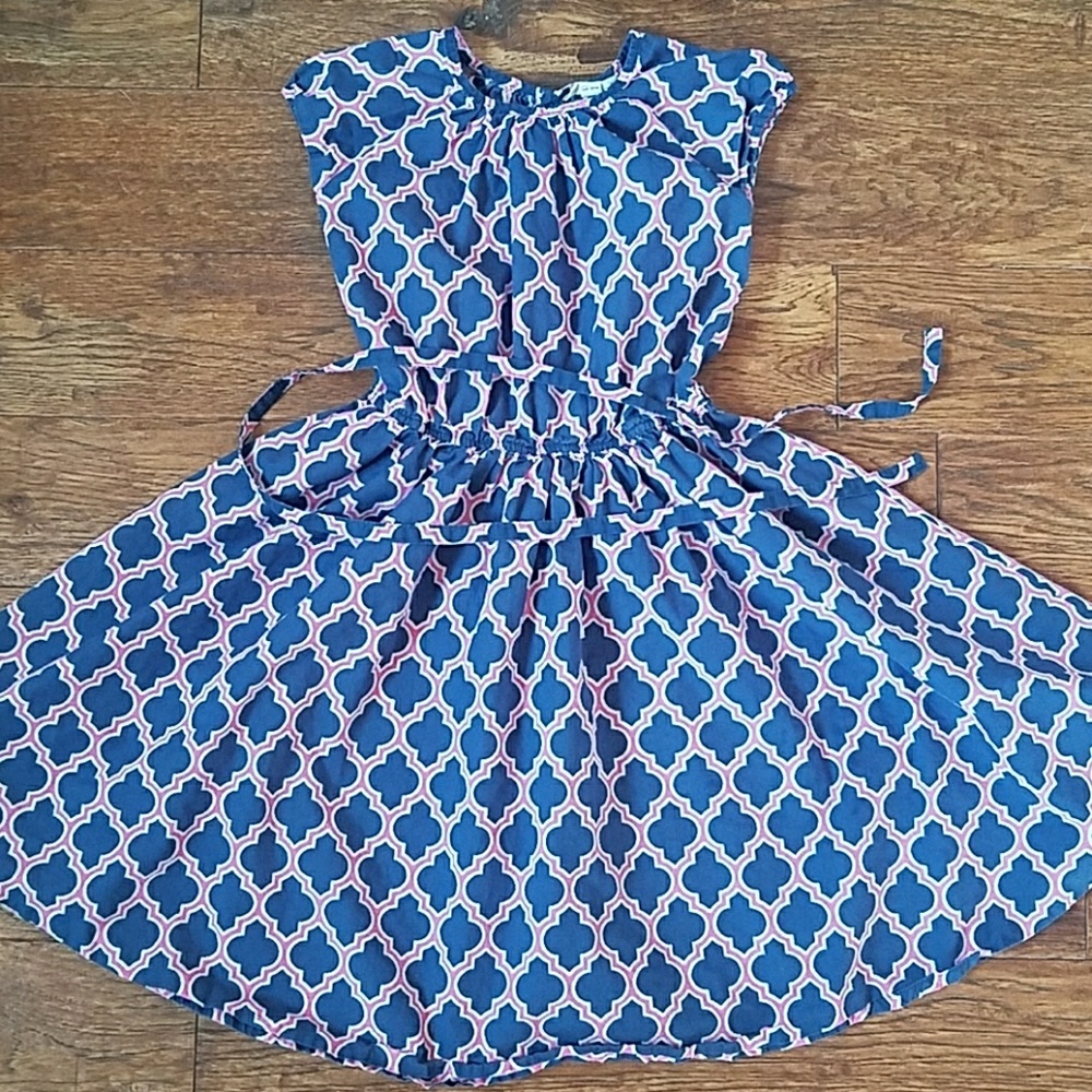 Lands end kids fit and flare dress sz 8